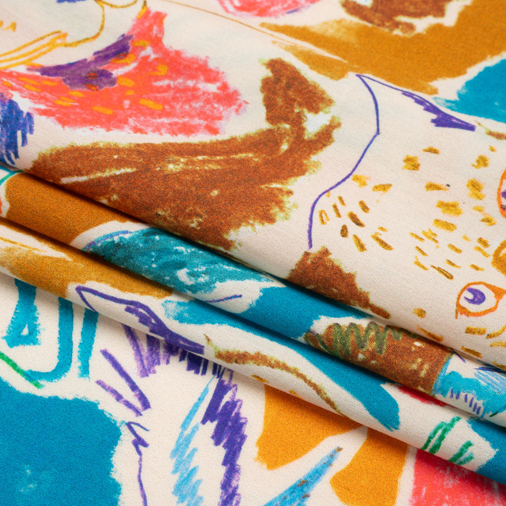 Mood Exclusive Jungle Draw Cotton Poplin Folded Mood Exclusive Jungle Draw Cotton Poplin Folded