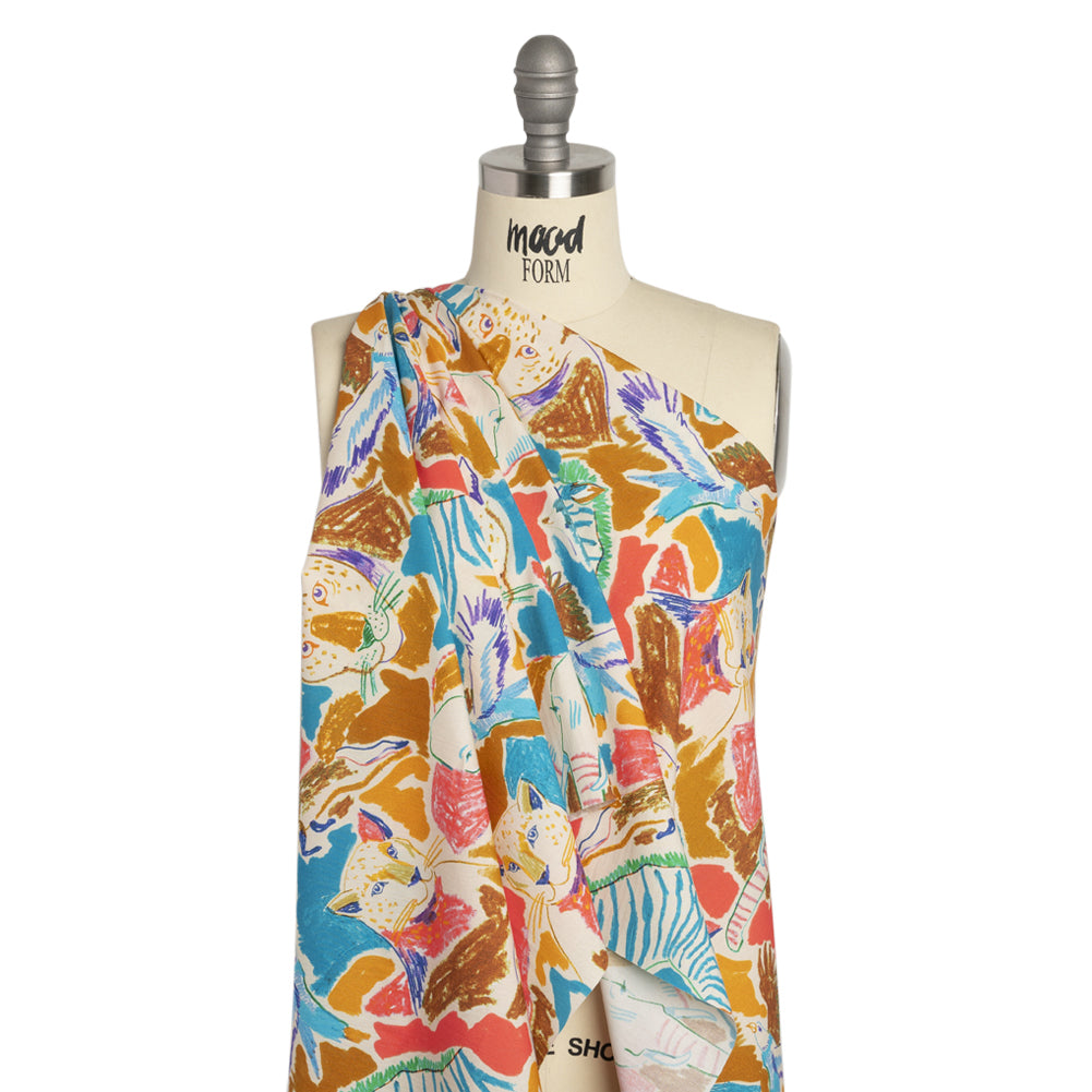 Mood Exclusive Jungle Draw Cotton Poplin Drape Mood Exclusive Jungle Draw Cotton Poplin Drape