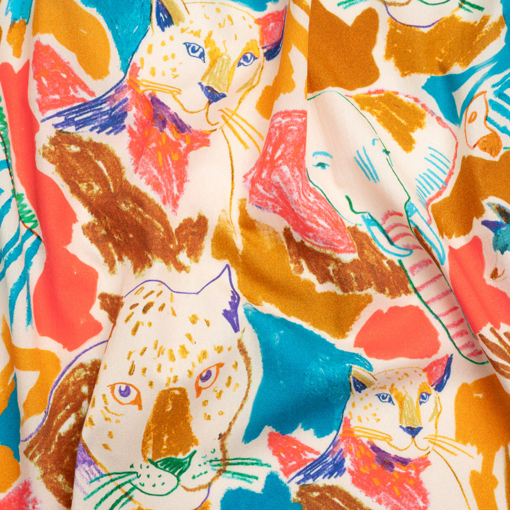 Mood Exclusive Jungle Draw Cotton Poplin Mood Exclusive Jungle Draw Cotton Poplin