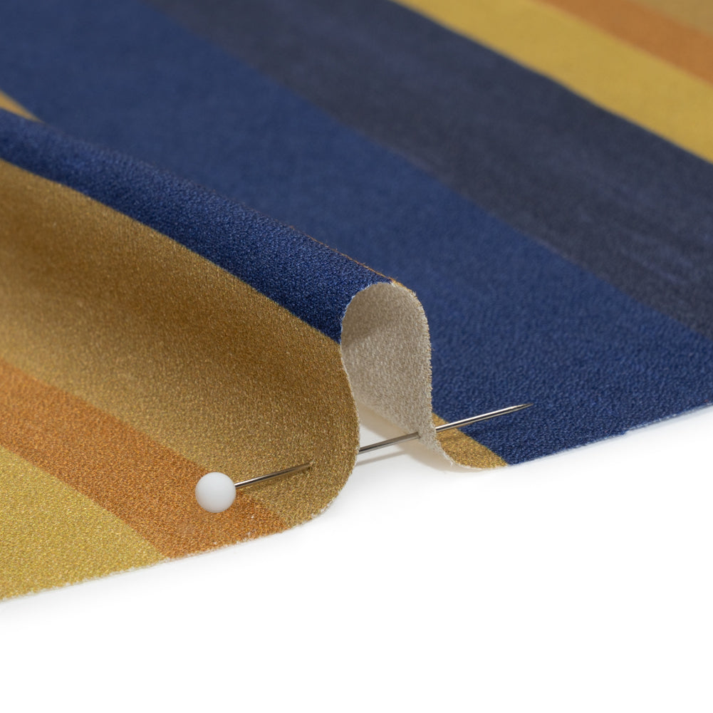 Mood Exclusive Salt Spray Stripes Viscose Crepe Folded Mood Exclusive Salt Spray Stripes Viscose Crepe Folded
