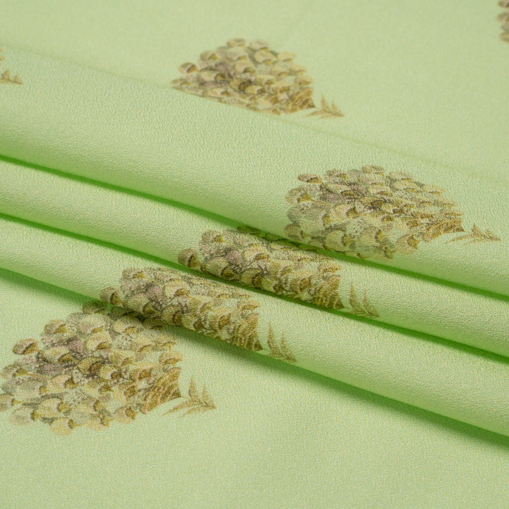 Mood Exclusive Mint Topiary Lane Viscose Crepe Full Mood Exclusive Mint Topiary Lane Viscose Crepe Full