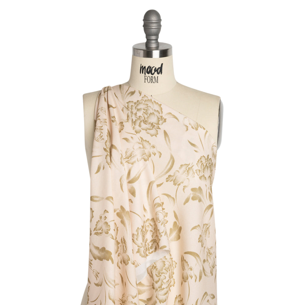Mood Exclusive Beige Lyme Park Viscose Crepe Detail Mood Exclusive Beige Lyme Park Viscose Crepe Detail