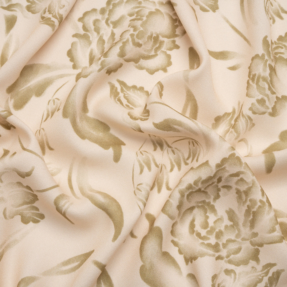Mood Exclusive Beige Lyme Park Viscose Crepe Mood Exclusive Beige Lyme Park Viscose Crepe