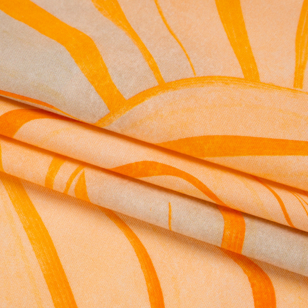 Mood Exclusive Creamsicle Water Works Stretch Sustainable Rayon Batiste Full Mood Exclusive Creamsicle Water Works Stretch Sustainable Rayon Batiste Full