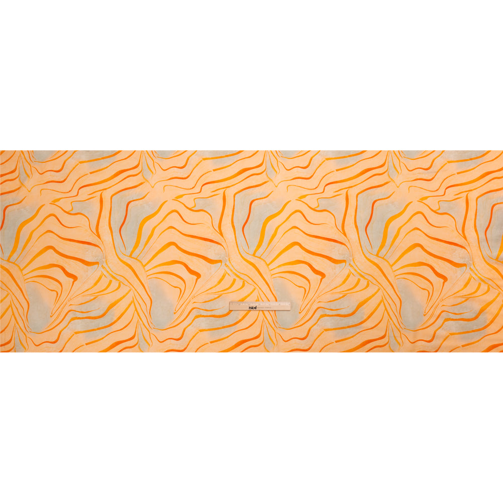 Mood Exclusive Creamsicle Water Works Stretch Sustainable Rayon Batiste Drape Mood Exclusive Creamsicle Water Works Stretch Sustainable Rayon Batiste Drape