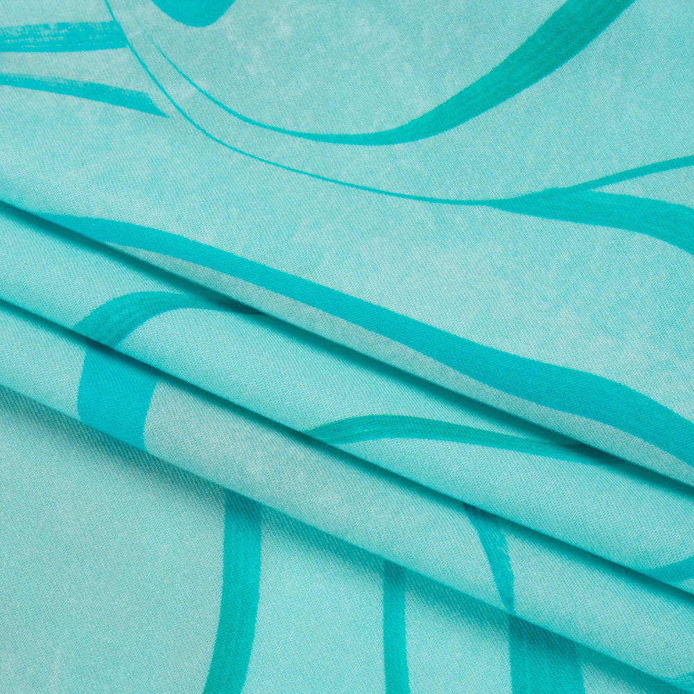 Mood Exclusive Aqua Water Works Stretch Sustainable Rayon Batiste Full Mood Exclusive Aqua Water Works Stretch Sustainable Rayon Batiste Full