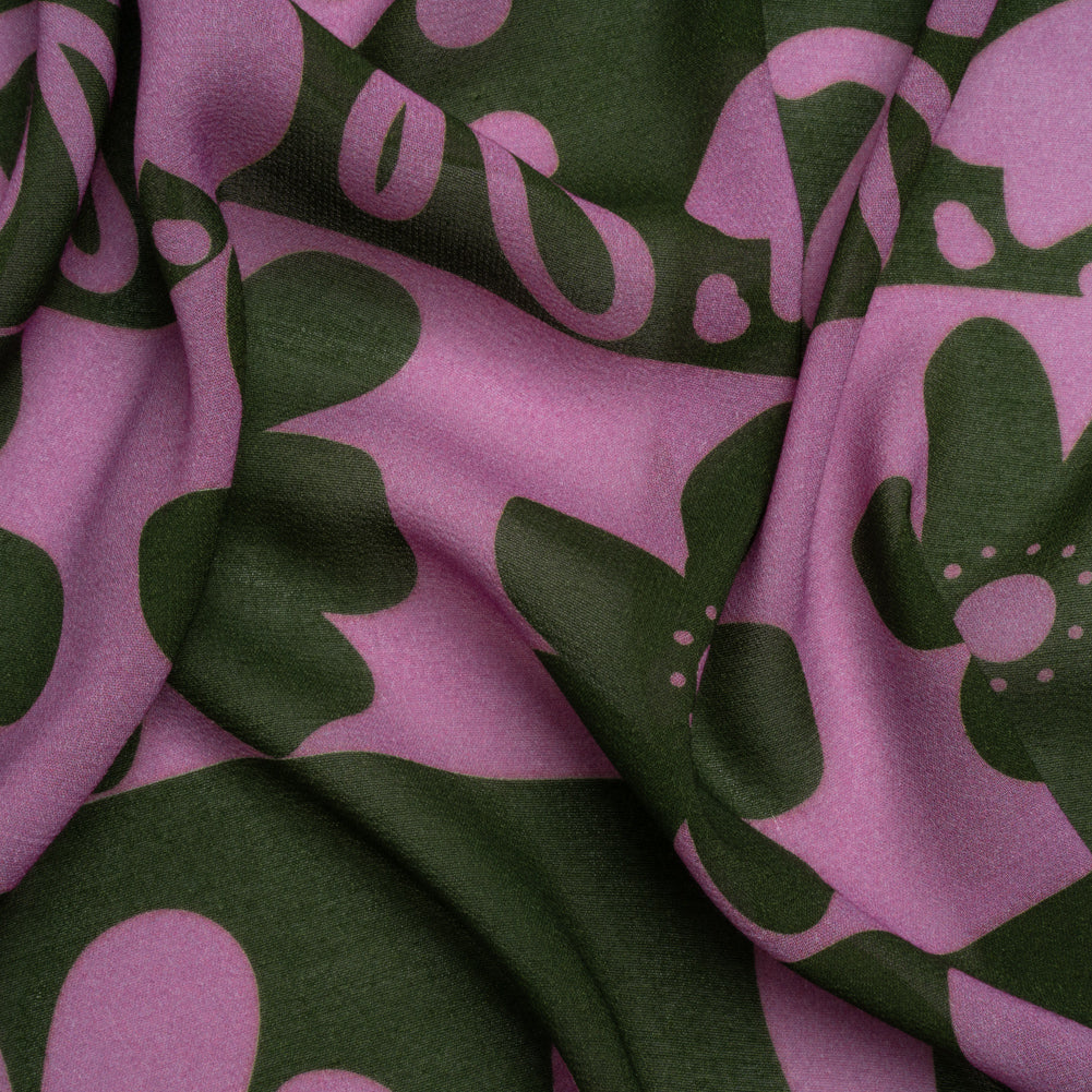 Mood Exclusive Purple Dreams and Doodles Viscose Georgette Mood Exclusive Purple Dreams and Doodles Viscose Georgette