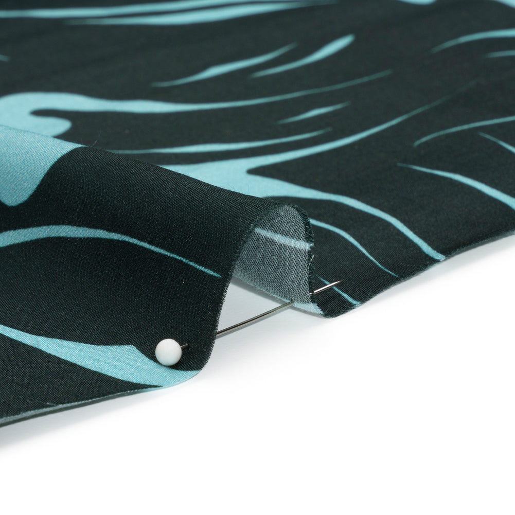 Sustainable and Recycled Viscose Satin Print - Sky Blue and Navy Swirls and Stars - Mood Exclusive Vincent's Hope Folded Sustainable and Recycled Viscose Satin Print - Sky Blue and Navy Swirls and Stars - Mood Exclusive Vincent's Hope Folded