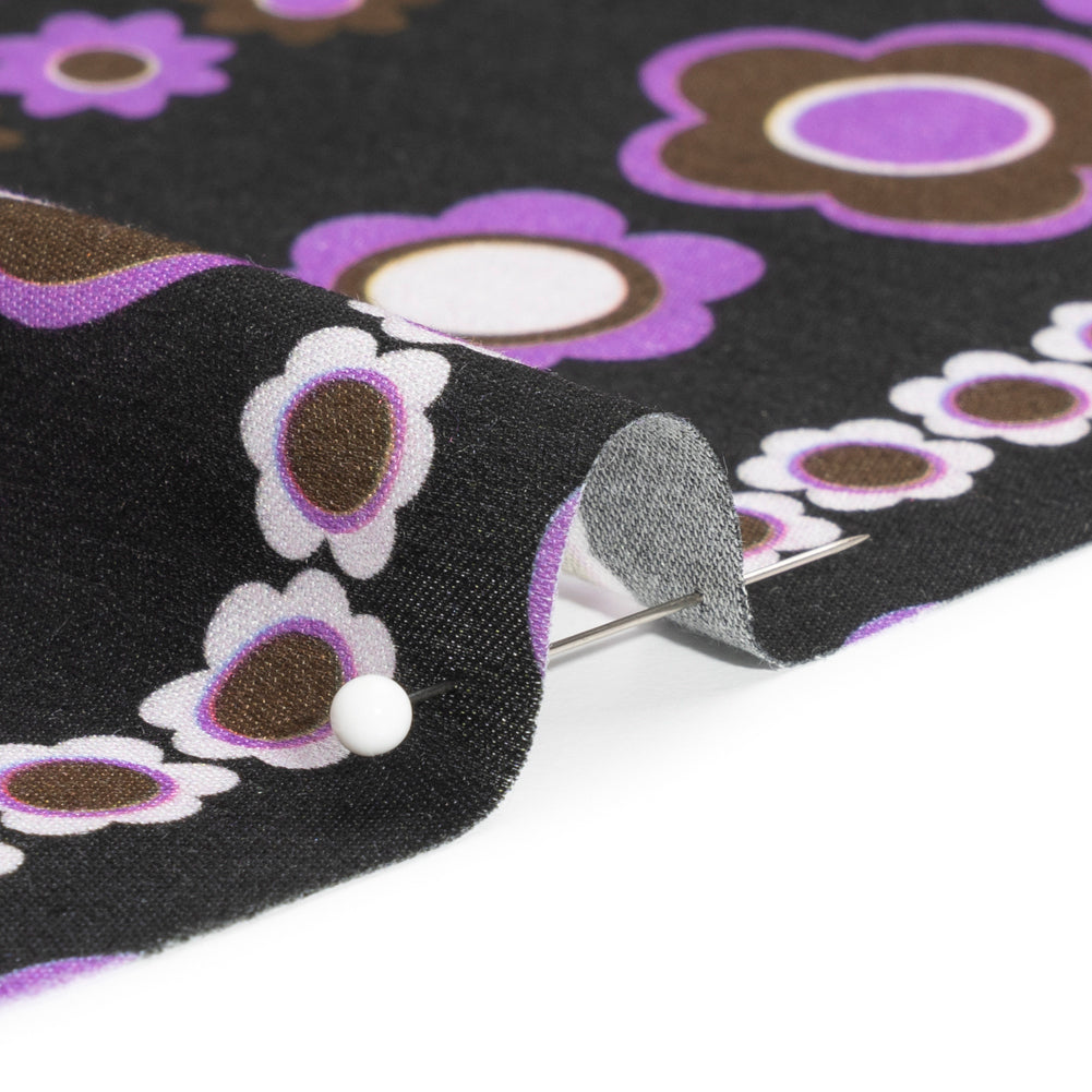 Mood Exclusive Purple Grow As We Go Rayon Challis Detail Mood Exclusive Purple Grow As We Go Rayon Challis Detail