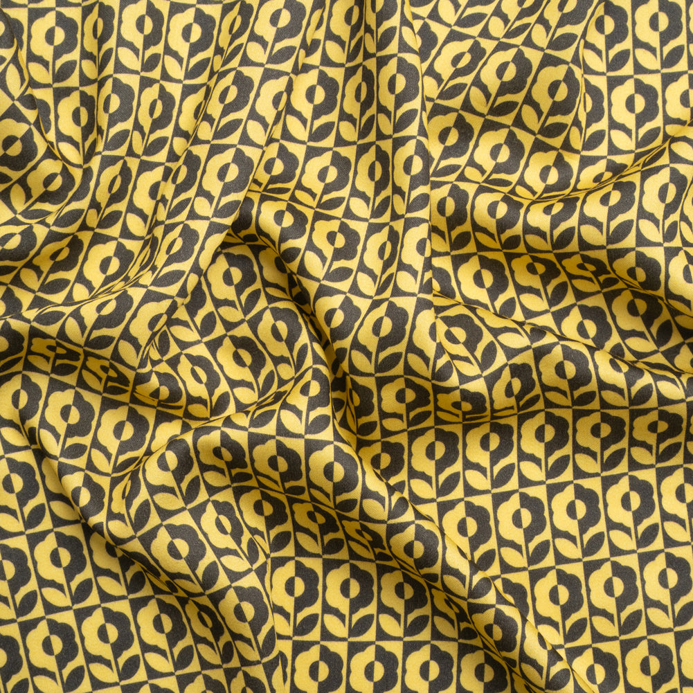 Mood Exclusive Yellow Build Me Up Rayon Challis Mood Exclusive Yellow Build Me Up Rayon Challis