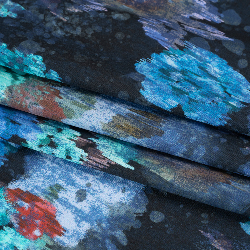 Mood Exclusive Blurred Blues Cotton Voile Folded Mood Exclusive Blurred Blues Cotton Voile Folded