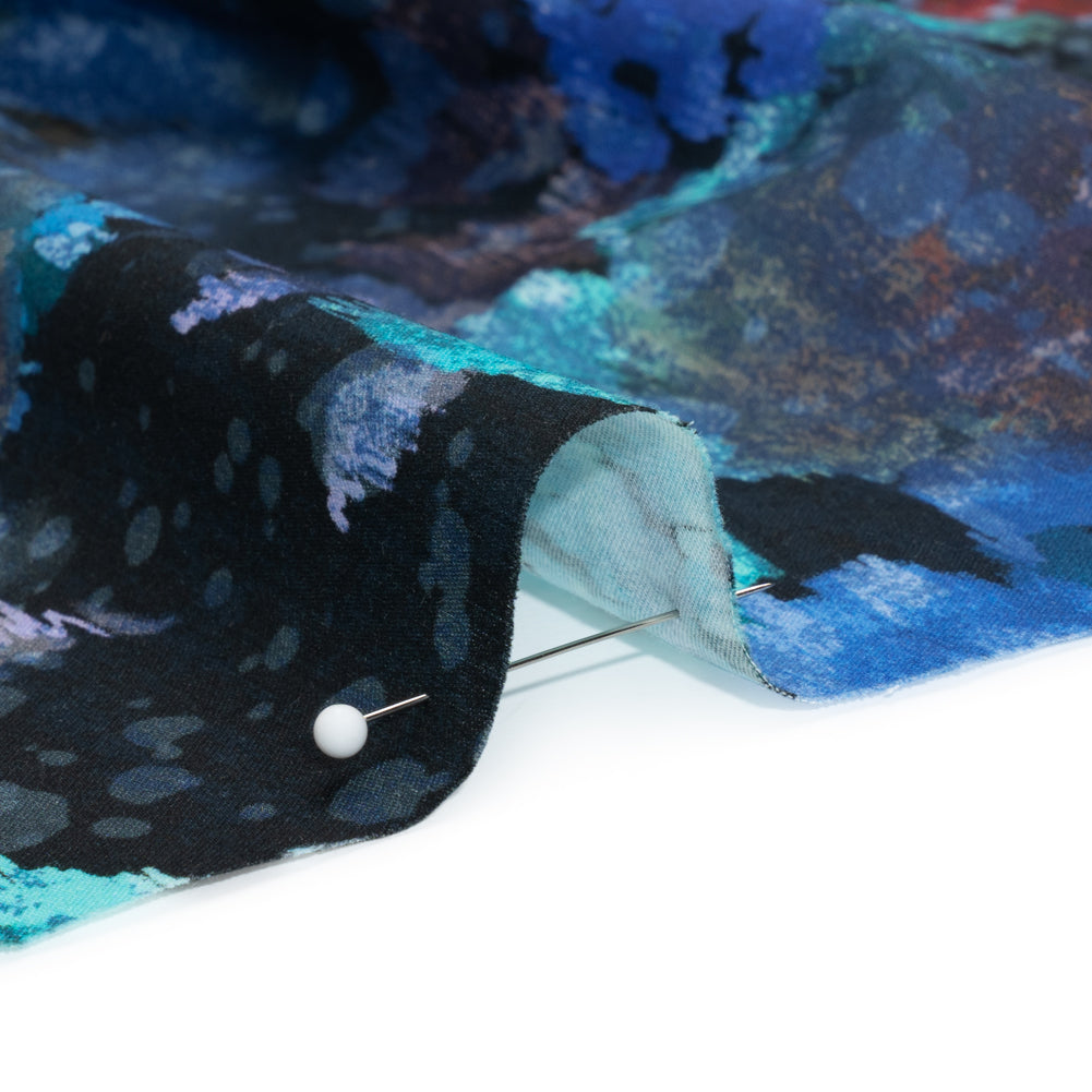 Mood Exclusive Blurred Blues Cotton Voile Detail Mood Exclusive Blurred Blues Cotton Voile Detail