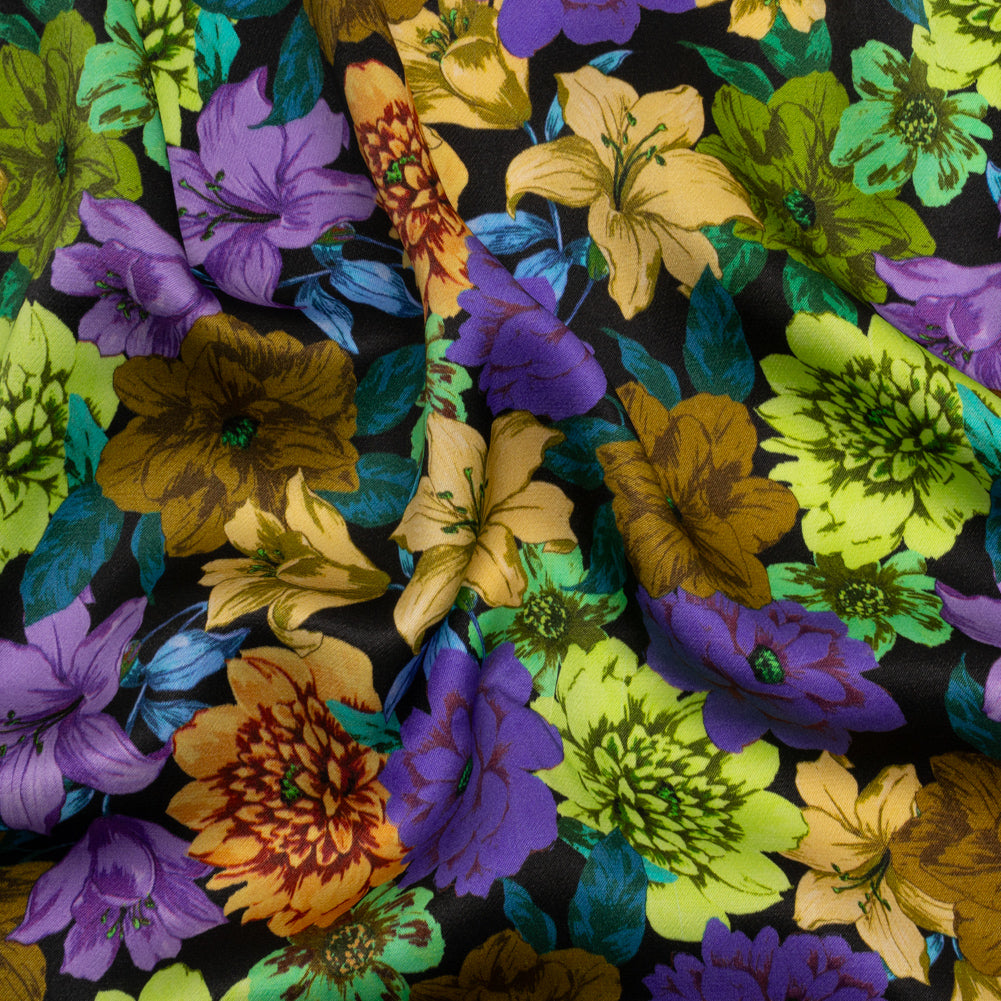 Mood Exclusive Moonlight Marigolds Sustainable Viscose Fluid Satin Mood Exclusive Moonlight Marigolds Sustainable Viscose Fluid Satin