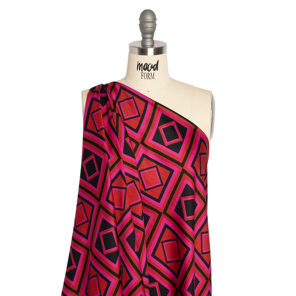 Mood Exclusive Red When the Night Falls Rayon Challis Drape Mood Exclusive Red When the Night Falls Rayon Challis Drape