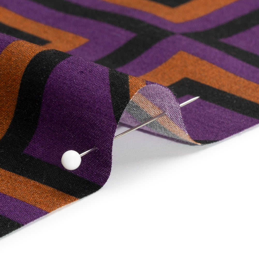 Mood Exclusive Purple When the Night Falls Rayon Challis Detail Mood Exclusive Purple When the Night Falls Rayon Challis Detail