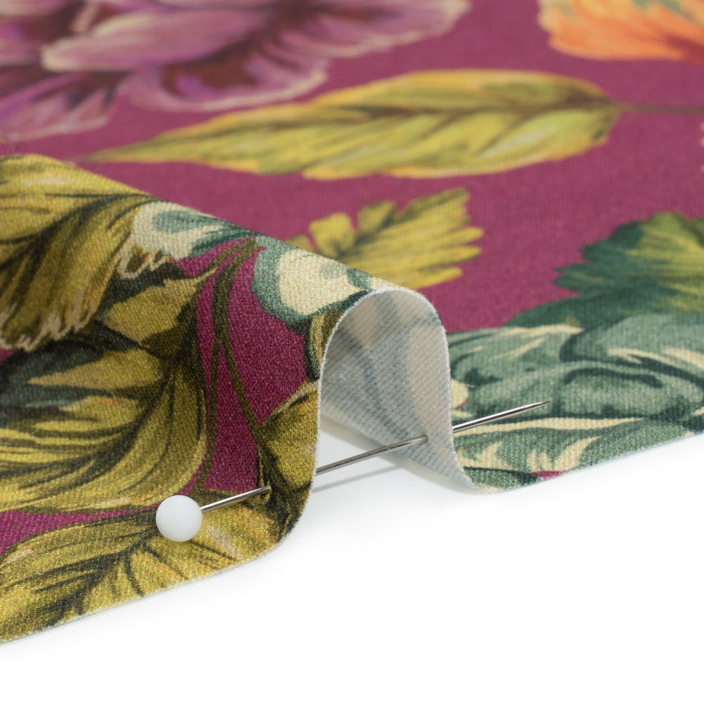 Mood Exclusive Mulberry Jam Stretch Sustainable Rayon Batiste Folded Mood Exclusive Mulberry Jam Stretch Sustainable Rayon Batiste Folded