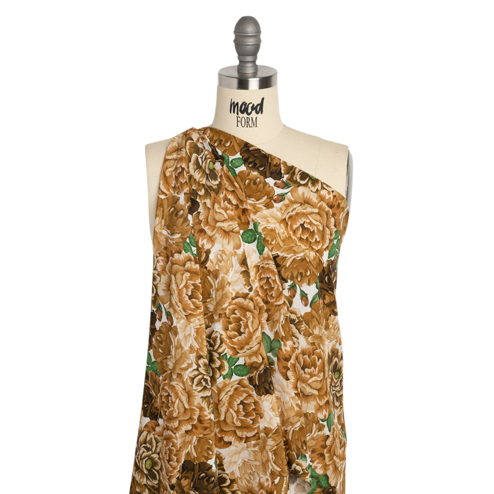 Mood Exclusive Dusted Rose Viscose Poplin Detail Mood Exclusive Dusted Rose Viscose Poplin Detail