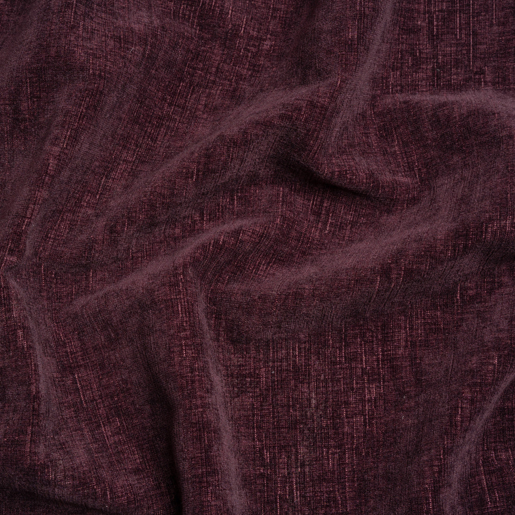 Otta Eggplant Polyester Chenille Woven Otta Eggplant Polyester Chenille Woven