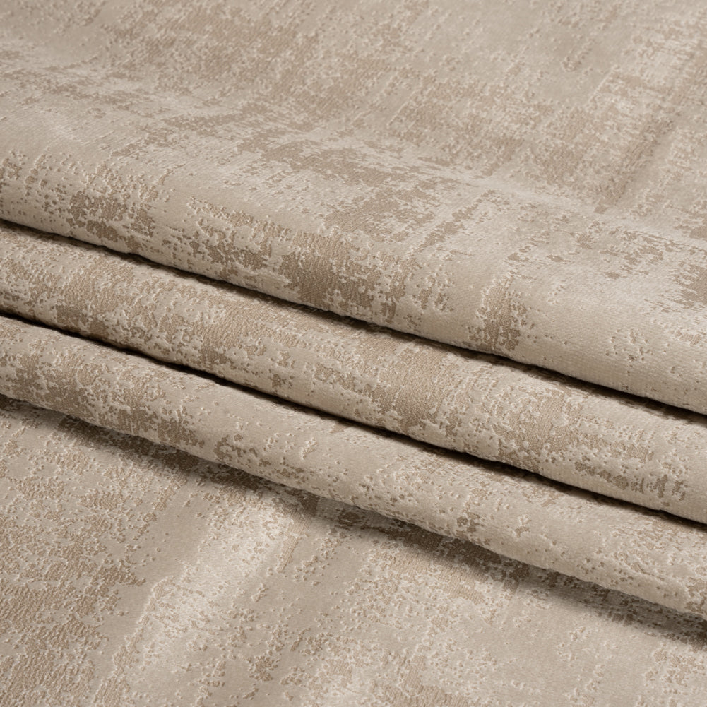 Kasa Beige Crosshatching Embossed Knit Velvet Folded Kasa Beige Crosshatching Embossed Knit Velvet Folded