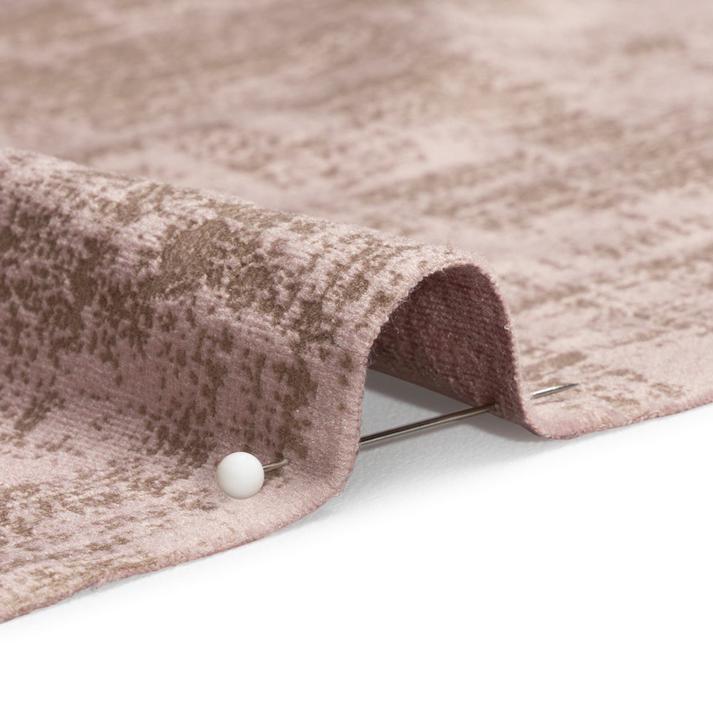 Kasa Rose Crosshatching Embossed Knit Velvet Detail Kasa Rose Crosshatching Embossed Knit Velvet Detail