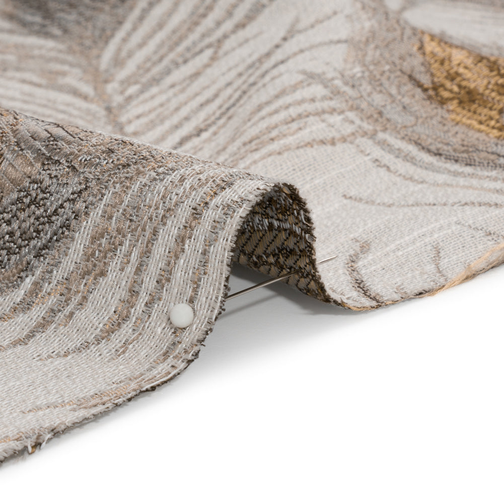 Whisper Peacock Feathers Upholstery Jacquard Detail Whisper Peacock Feathers Upholstery Jacquard Detail