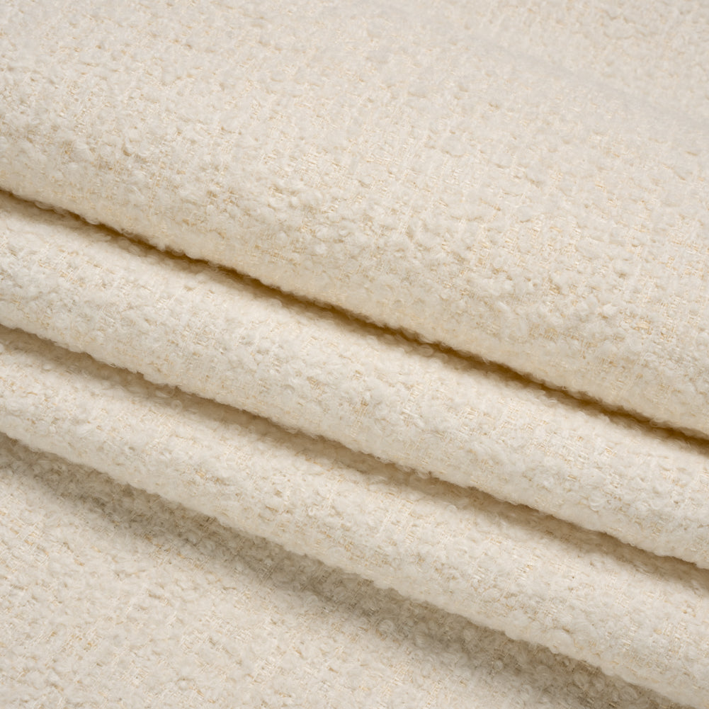 Crypton Swan Polyester Tweedy Upholstery Boucle Folded Crypton Swan Polyester Tweedy Upholstery Boucle Folded