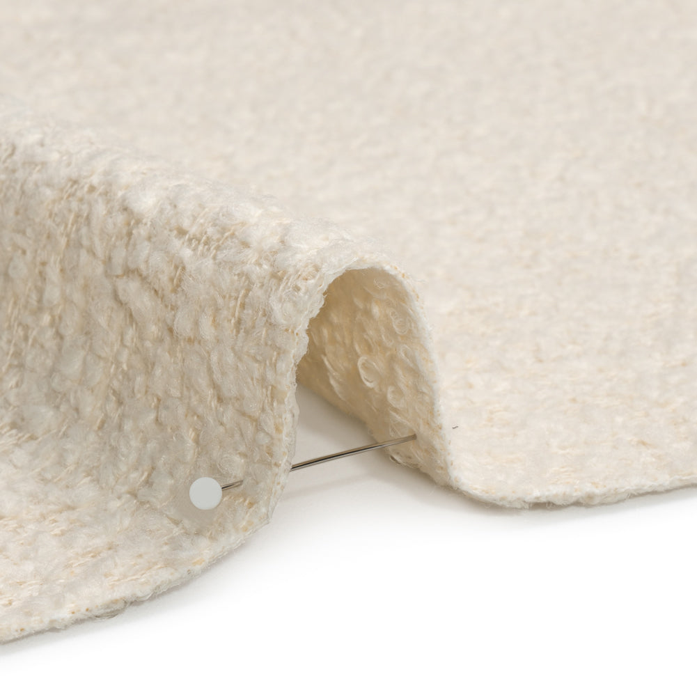 Crypton Swan Polyester Tweedy Upholstery Boucle Detail Crypton Swan Polyester Tweedy Upholstery Boucle Detail