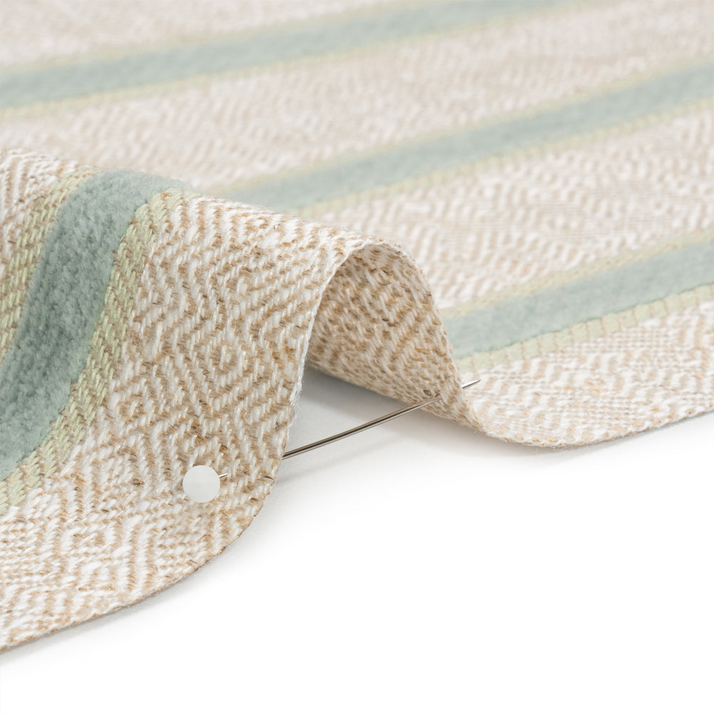 Crypton Vapor Chenille Striped Birdseye Upholstery Twill Detail Crypton Vapor Chenille Striped Birdseye Upholstery Twill Detail