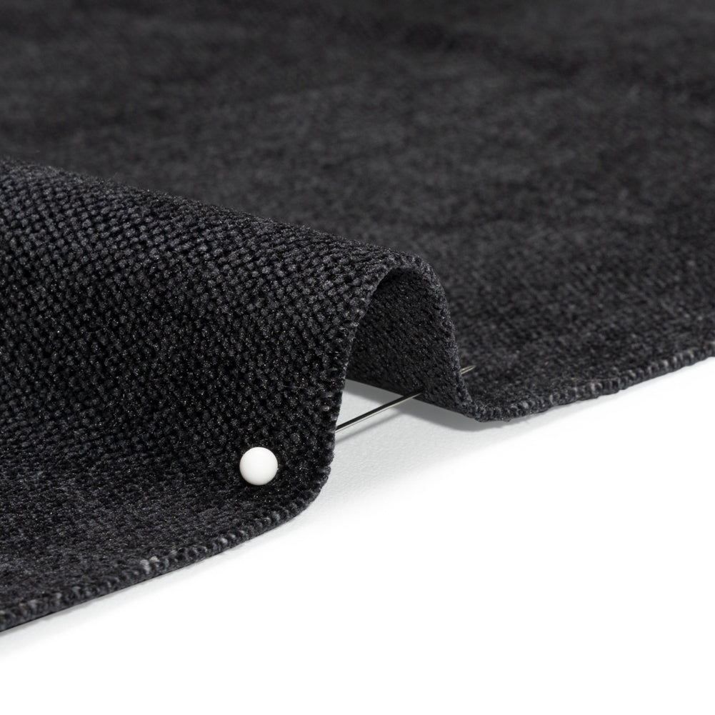 Crypton Ebony Stain Resistant Performance Upholstery Chenille Woven Detail Crypton Ebony Stain Resistant Performance Upholstery Chenille Woven Detail