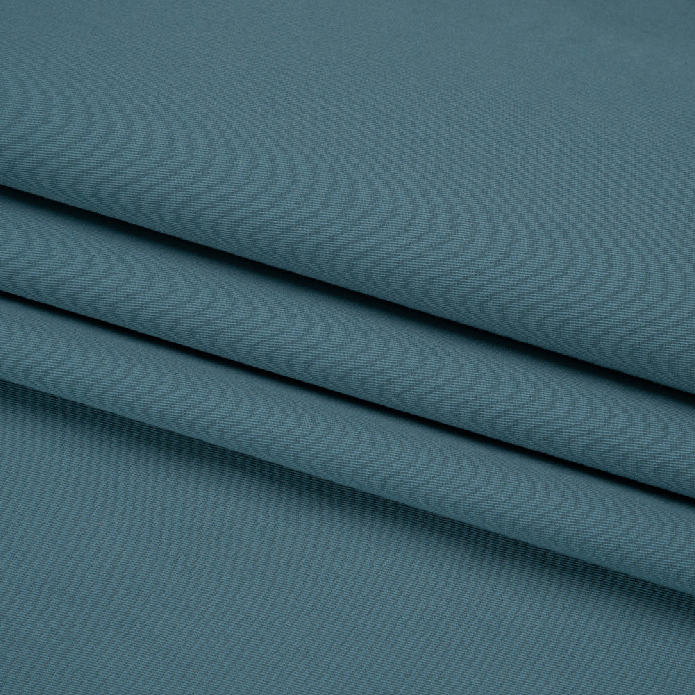 Dusty Blue Stretch Cotton Twill Folded Dusty Blue Stretch Cotton Twill Folded
