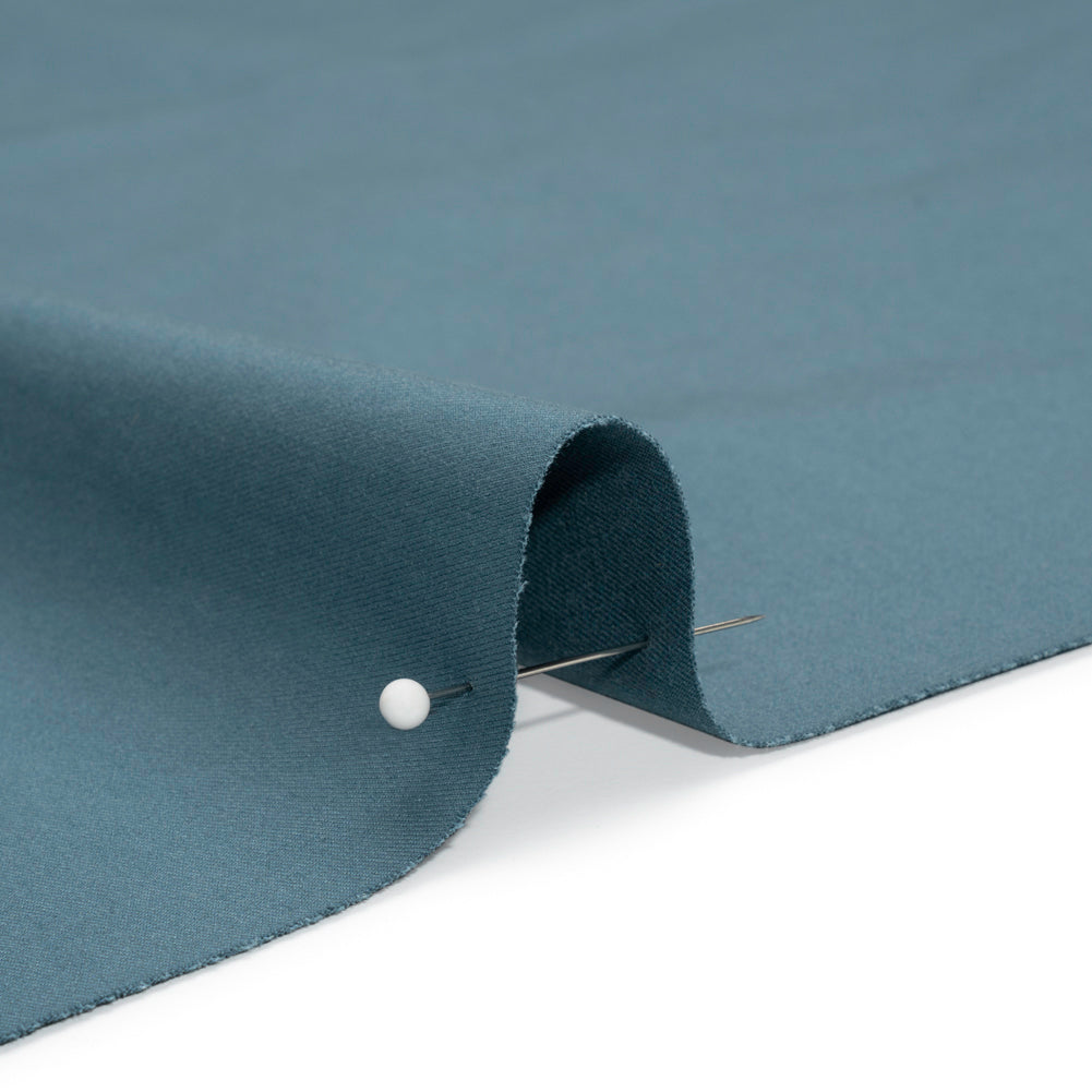 Dusty Blue Stretch Cotton Twill Detail Dusty Blue Stretch Cotton Twill Detail