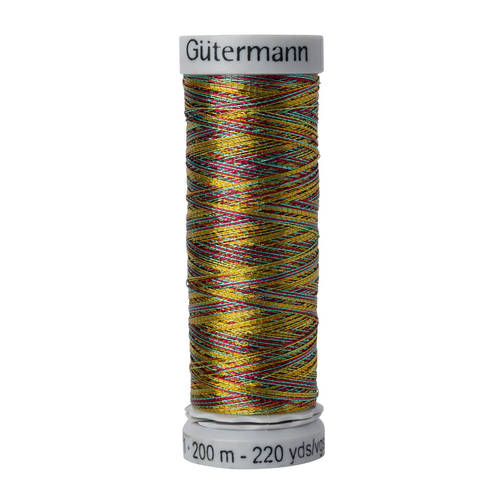 Gutermann Metallic Thread 200m - 9885 Variegated Red Apples Gutermann Metallic Thread 200m - 9885 Variegated Red Apples