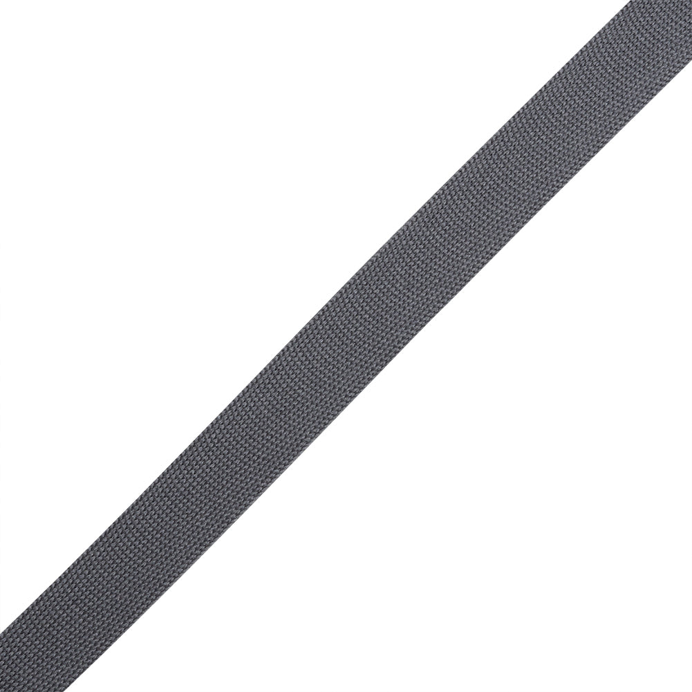 Gray Polyester Knit Tape - 12mm Folded Gray Polyester Knit Tape - 12mm Folded