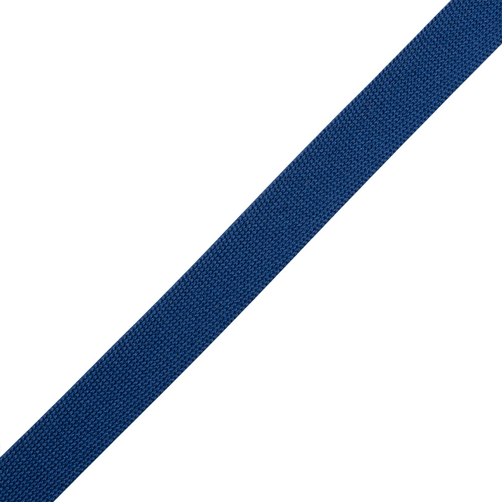 Blue Polyester Knit Tape - 12mm Folded Blue Polyester Knit Tape - 12mm Folded