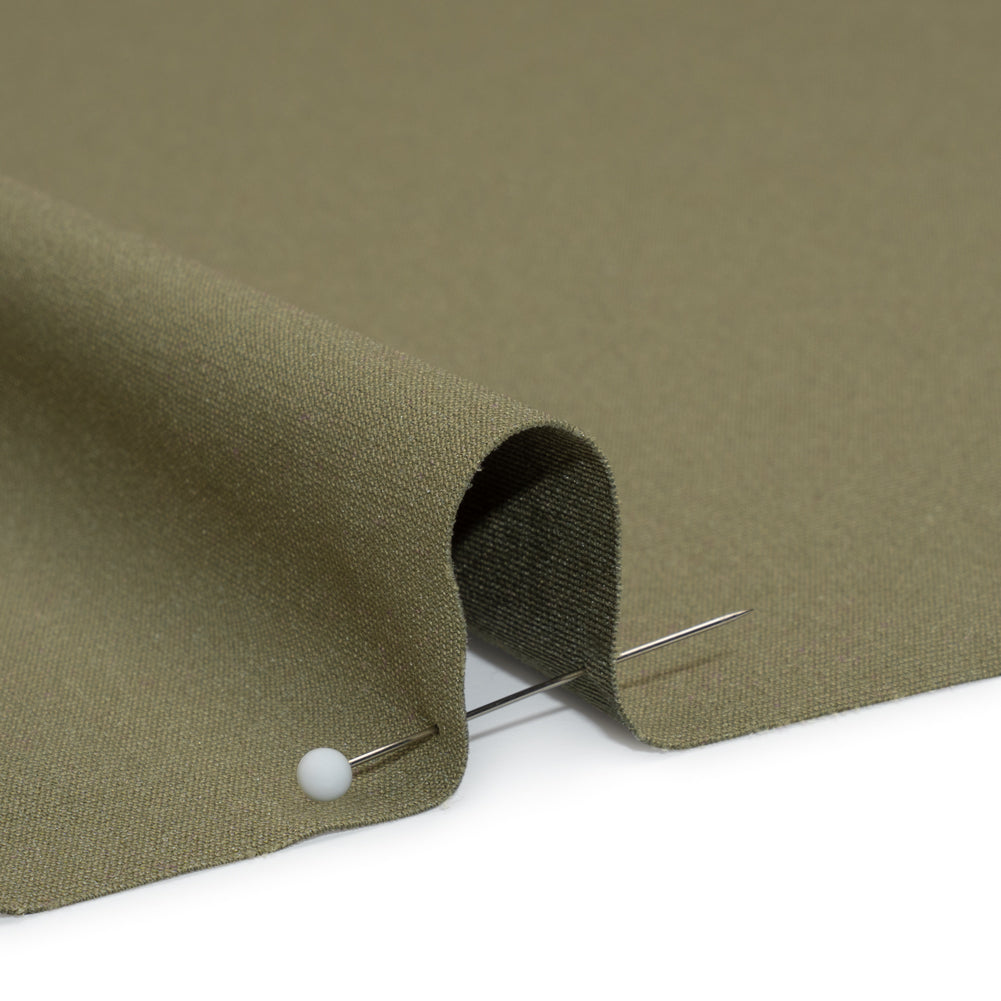 Polyester Interlock Knit - Light Olive Green Detail Polyester Interlock Knit - Light Olive Green Detail