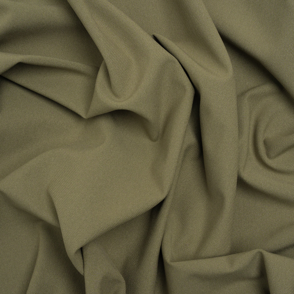 Polyester Interlock Knit - Light Olive Green Polyester Interlock Knit - Light Olive Green