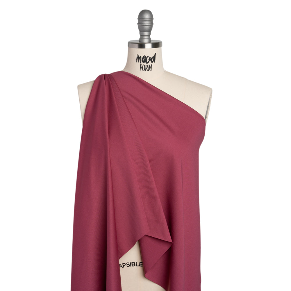 Polyester Interlock Knit - Mulberry Drape Polyester Interlock Knit - Mulberry Drape