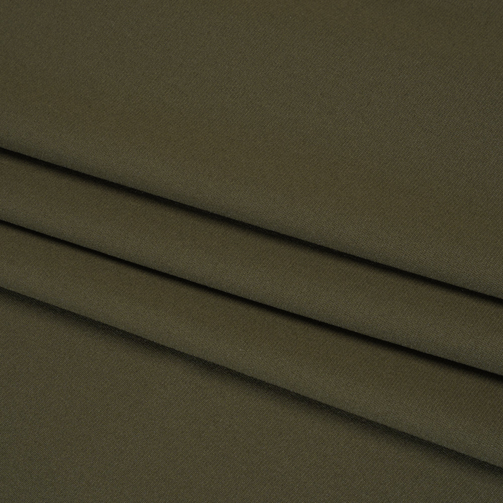 Polyester Interlock Knit - Moss Green Folded Polyester Interlock Knit - Moss Green Folded
