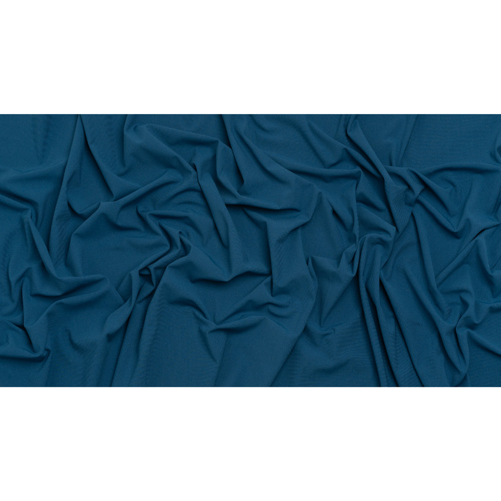 Polyester Interlock Knit - Evening Blue Full Polyester Interlock Knit - Evening Blue Full