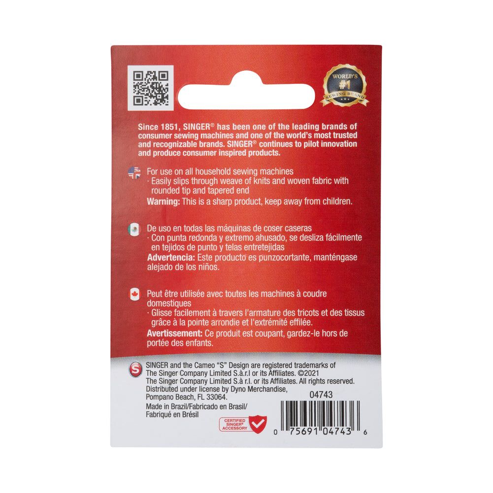 Singer Universal Regular Point Machine Needles - Size 70/9 Singer Universal Regular Point Machine Needles - Size 70/9