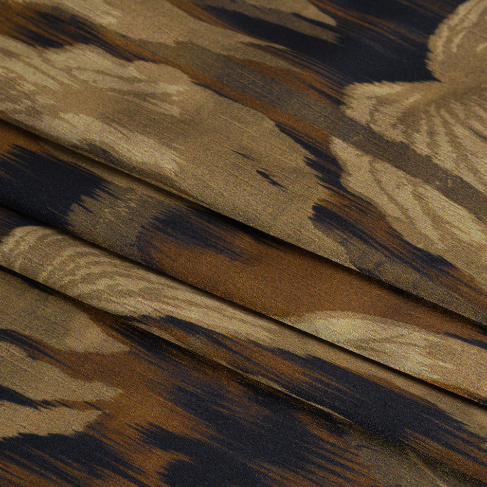 Mood Exclusive Tiger Skies Polyester Satin Faced Crepe Folded Mood Exclusive Tiger Skies Polyester Satin Faced Crepe Folded