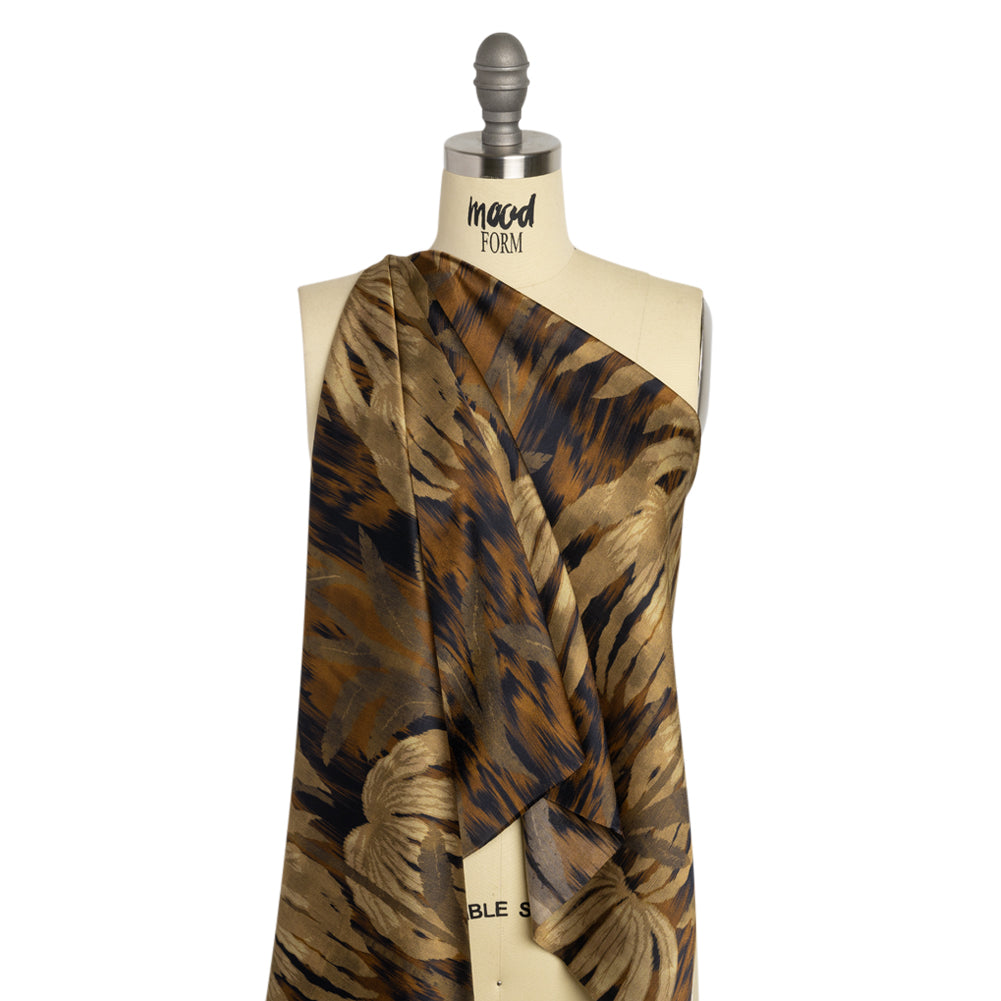 Mood Exclusive Tiger Skies Polyester Satin Faced Crepe Drape Mood Exclusive Tiger Skies Polyester Satin Faced Crepe Drape