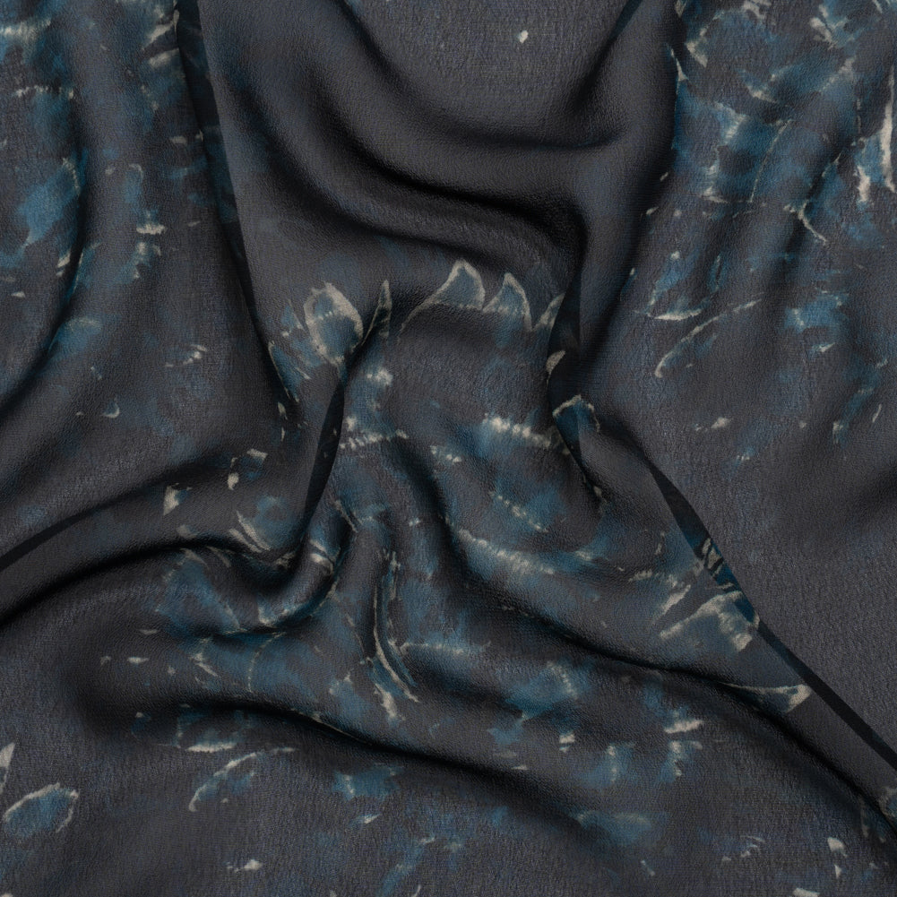 Mood Exclusive Navy All Fanned Out Viscose Chiffon Mood Exclusive Navy All Fanned Out Viscose Chiffon