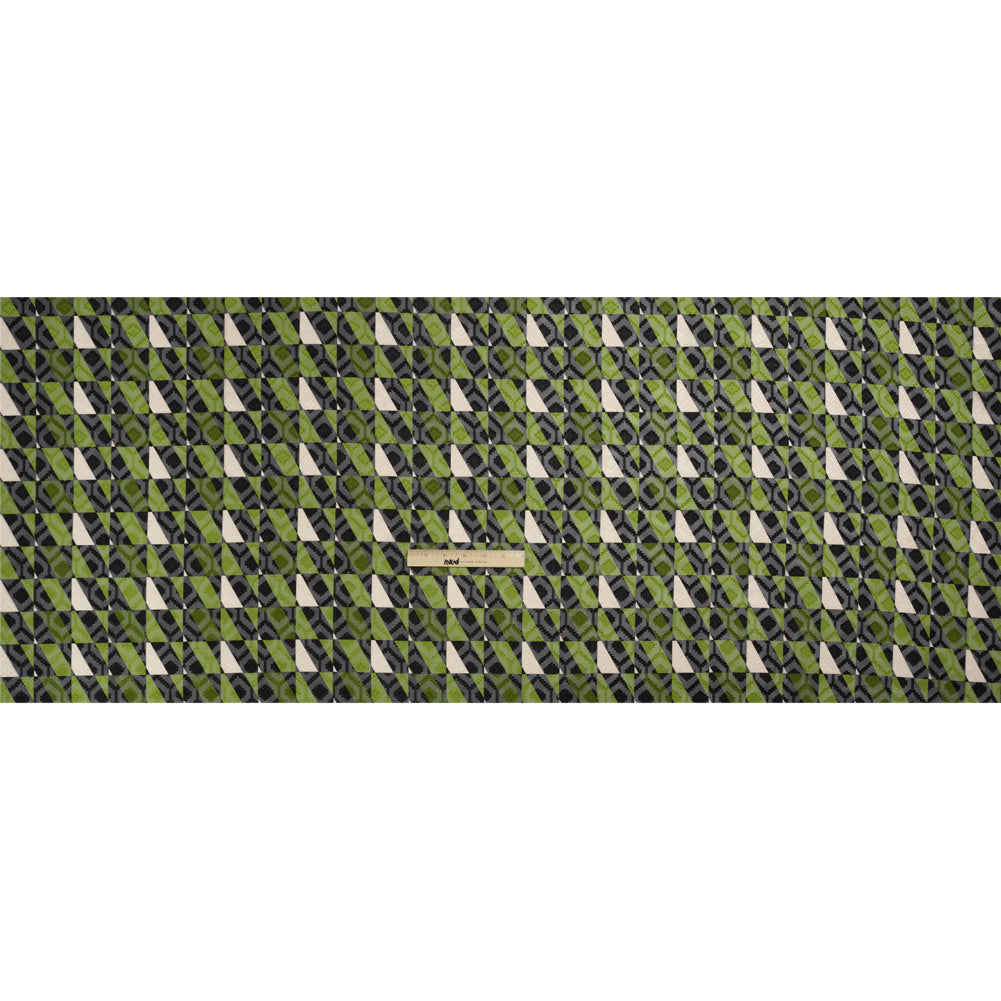 Geometric Burnout Polyester Woven Print - Green Divided Squares - Mood Exclusive Healthshire Hills Drape Geometric Burnout Polyester Woven Print - Green Divided Squares - Mood Exclusive Healthshire Hills Drape