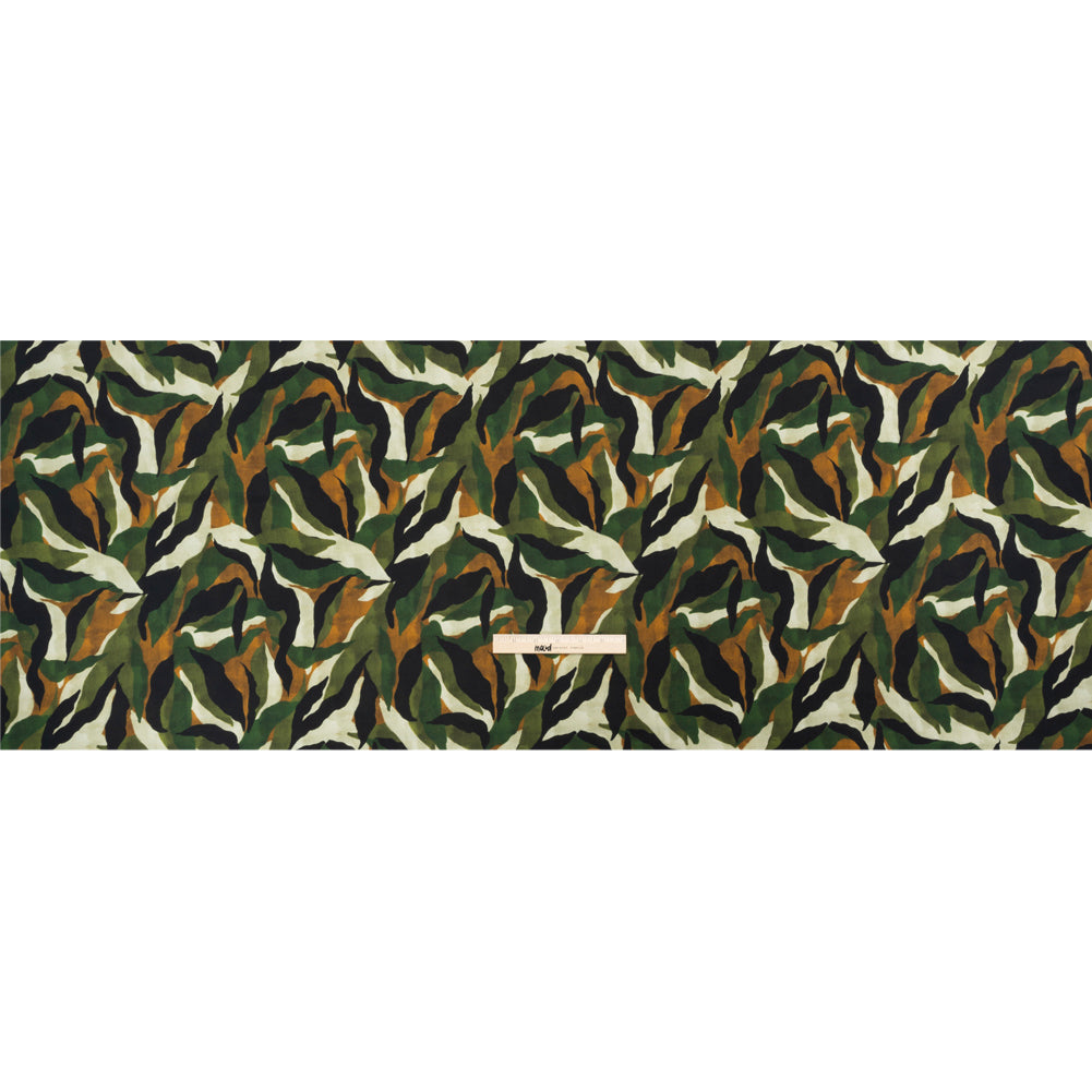 Mood Exclusive Green Drowsy in Daintree Lightweight Polyester Crepe Full Mood Exclusive Green Drowsy in Daintree Lightweight Polyester Crepe Full