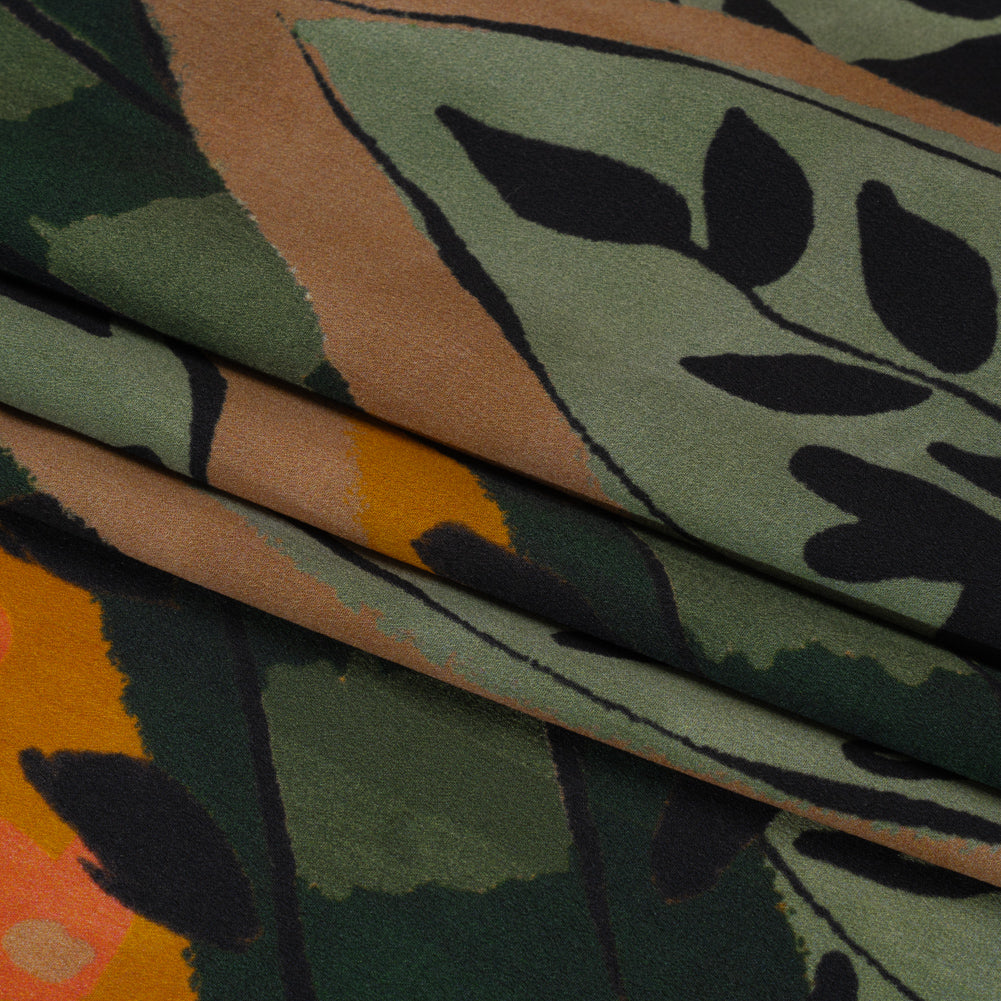 Mood Exclusive Mustard Vine Time Lightweight Recycled Polyester Crepe Folded Mood Exclusive Mustard Vine Time Lightweight Recycled Polyester Crepe Folded