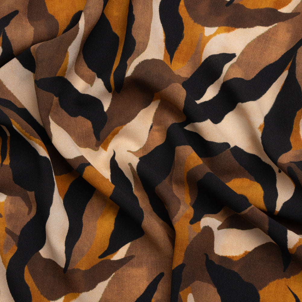 Mood Exclusive Brown Drowsy in Daintree Lightweight Polyester Crepe Mood Exclusive Brown Drowsy in Daintree Lightweight Polyester Crepe