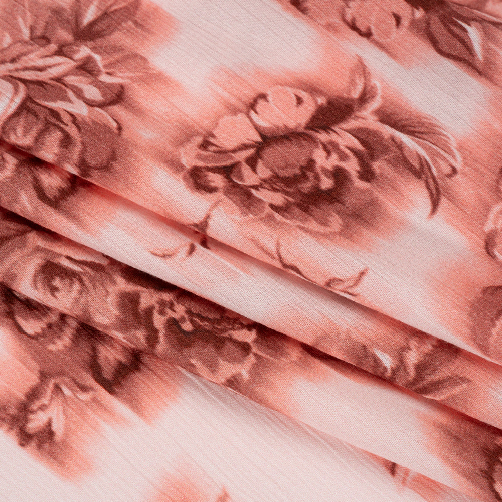 Mood Exclusive Rose Fragrant Feelings Crinkled Gauzy Viscose Crepe Full Mood Exclusive Rose Fragrant Feelings Crinkled Gauzy Viscose Crepe Full