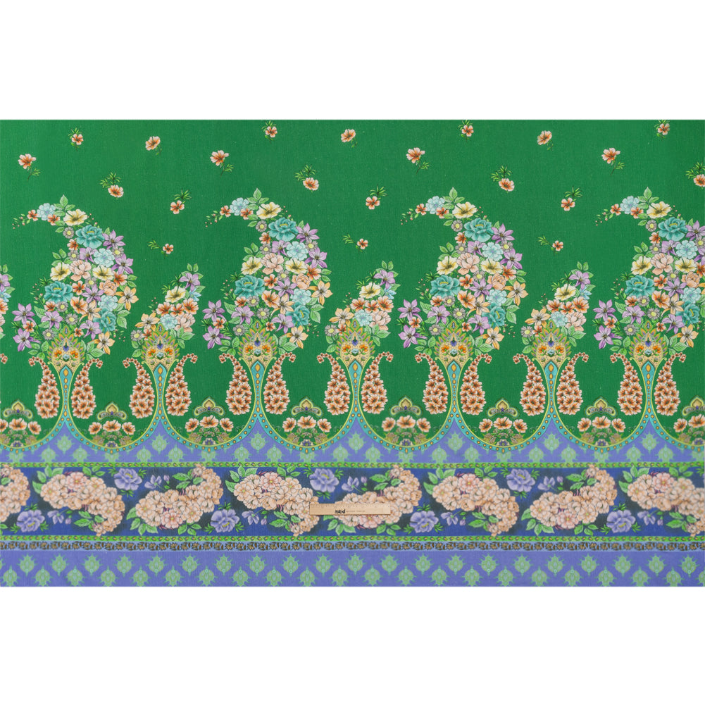 Mood Exclusive Feeling Floral Slubbed Gauzy Cotton Woven Panel Full Mood Exclusive Feeling Floral Slubbed Gauzy Cotton Woven Panel Full