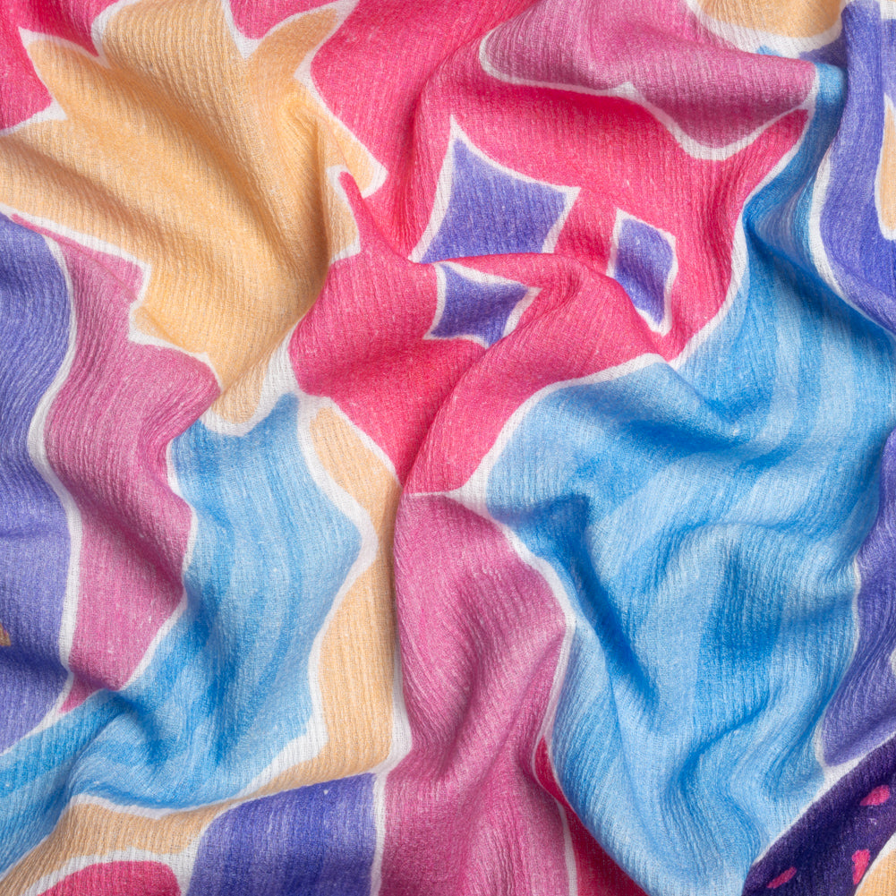 Mood Exclusive Pink Moonbeam Mountain Slubbed Gauzy Cotton Woven Mood Exclusive Pink Moonbeam Mountain Slubbed Gauzy Cotton Woven